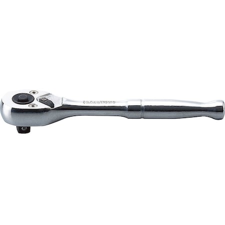 Ko-Ken Ratchet Handle 20 teeth Push Button 115mm Polished Handle 1/4 Sq. Drive 2753PB